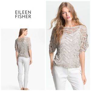 Eileen Fisher Bateau neck sweater